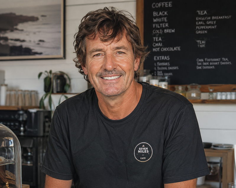 Mick, owner of Envoy Cafe